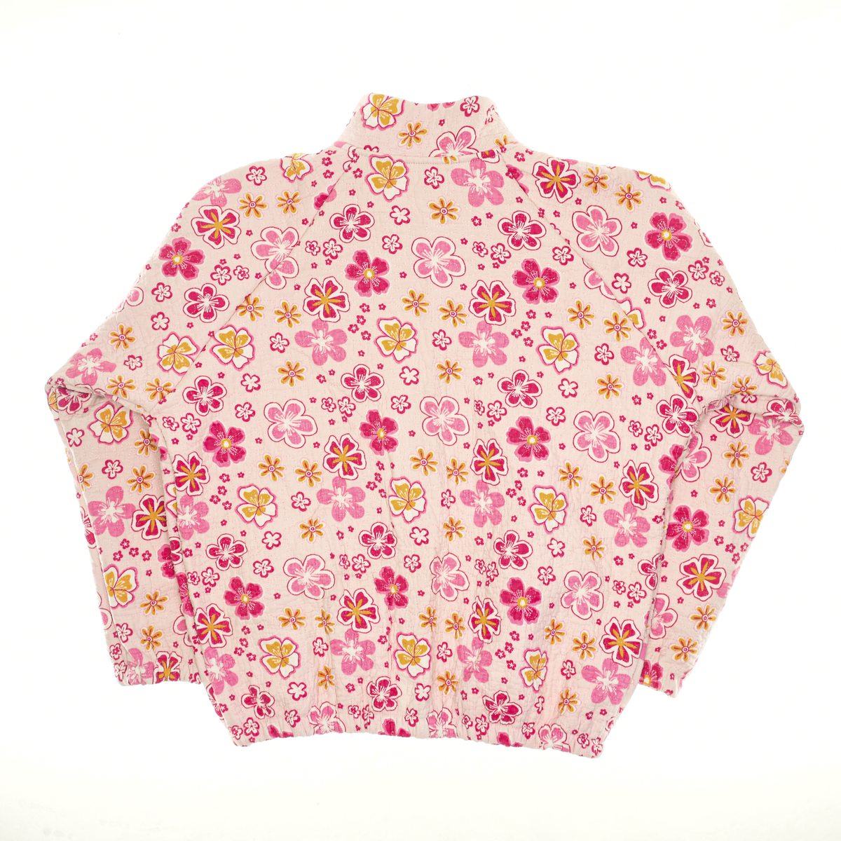Y2K Floral Classic Quilt Bomber