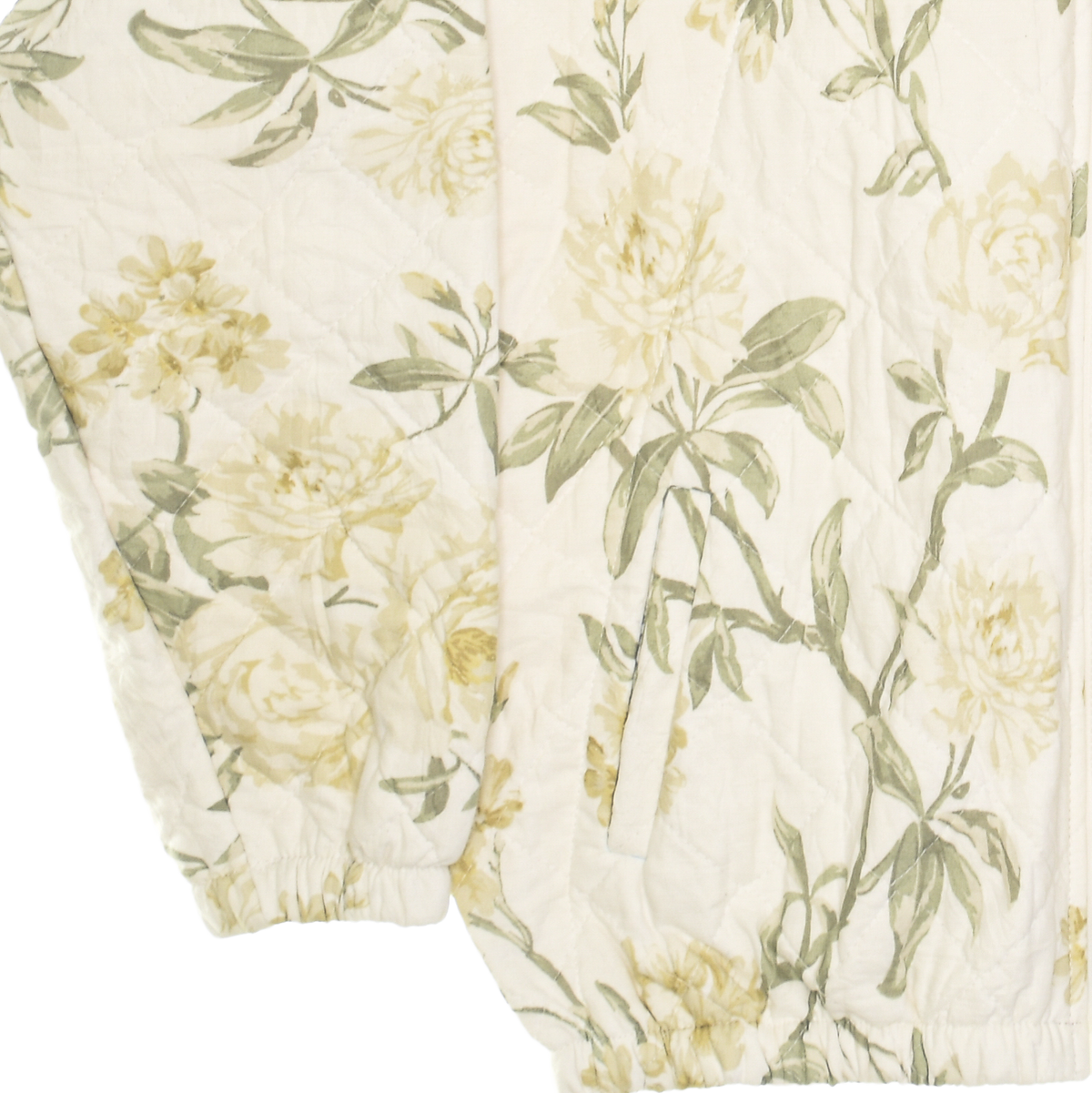 Cream Botanical Classic Quilt Bomber