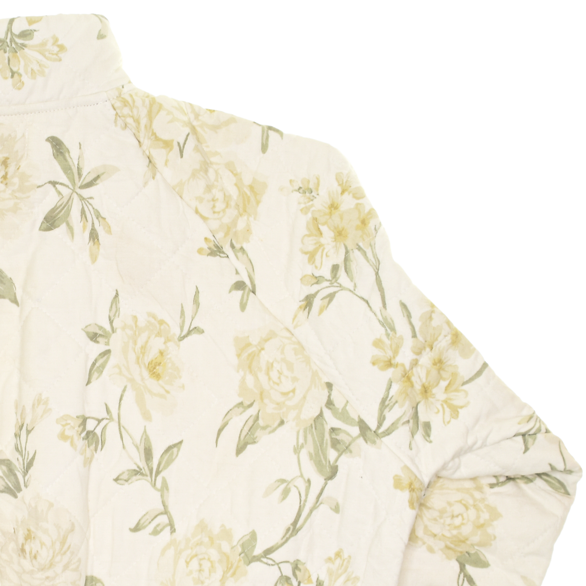Cream Botanical Classic Quilt Bomber