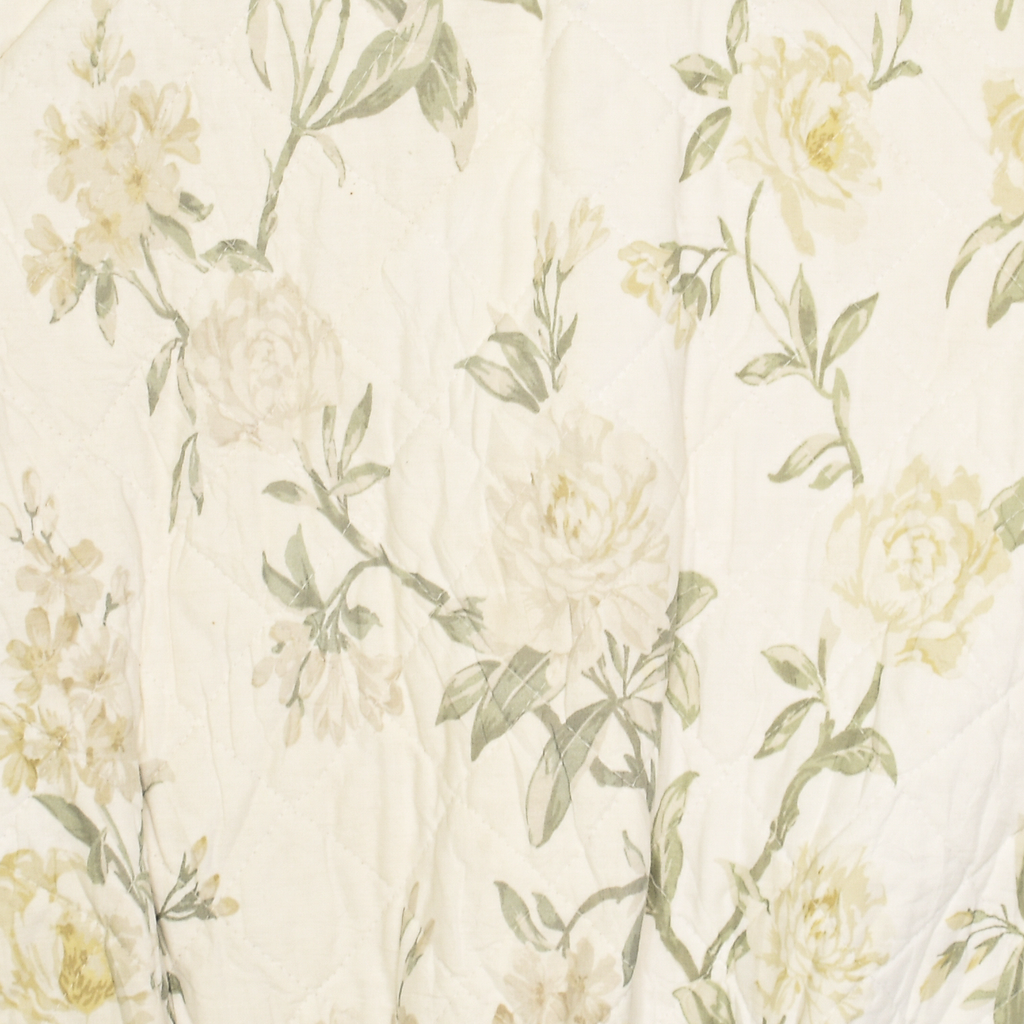 Cream Botanical Classic Quilt Bomber