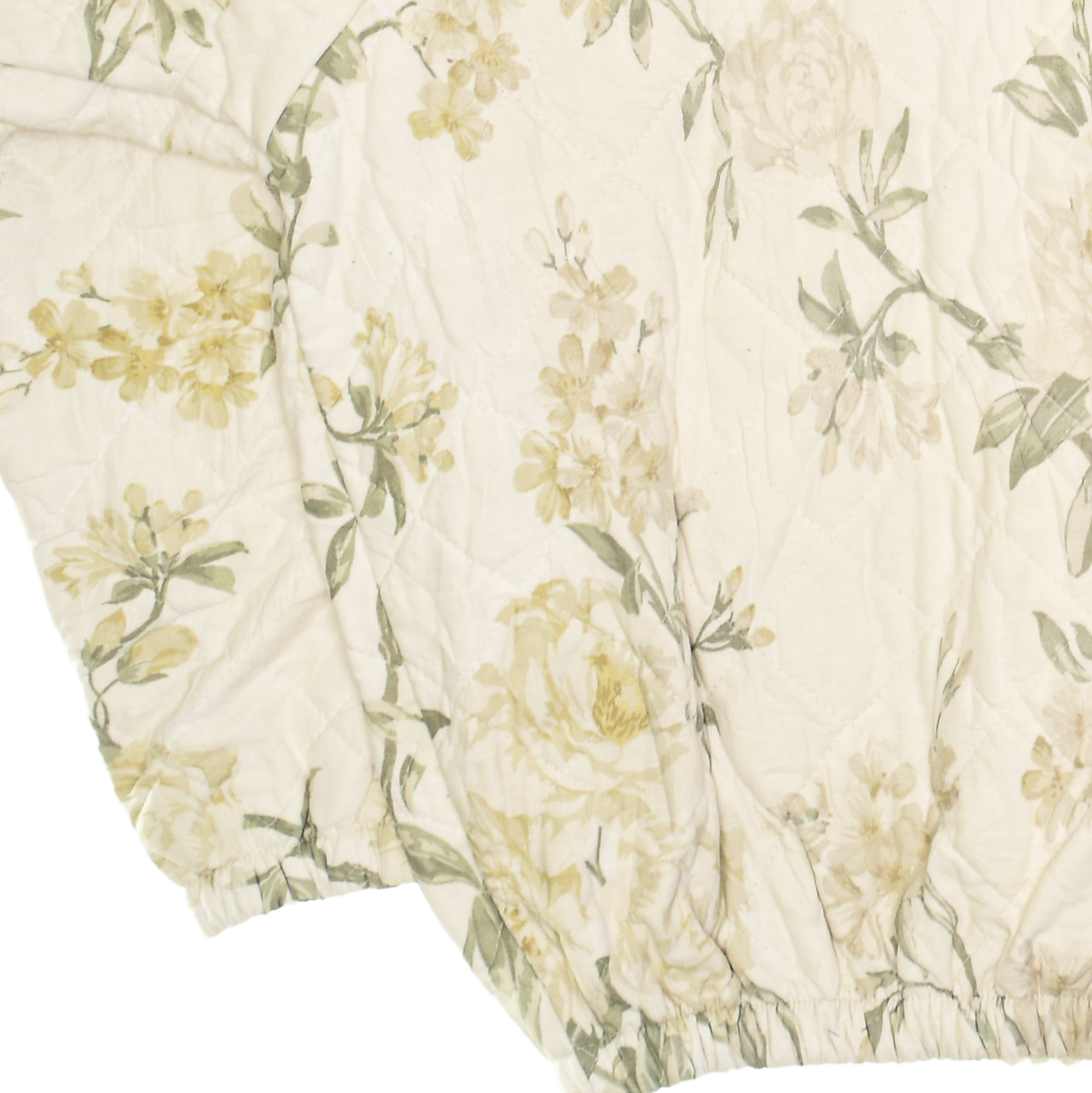 Cream Botanical Classic Quilt Bomber
