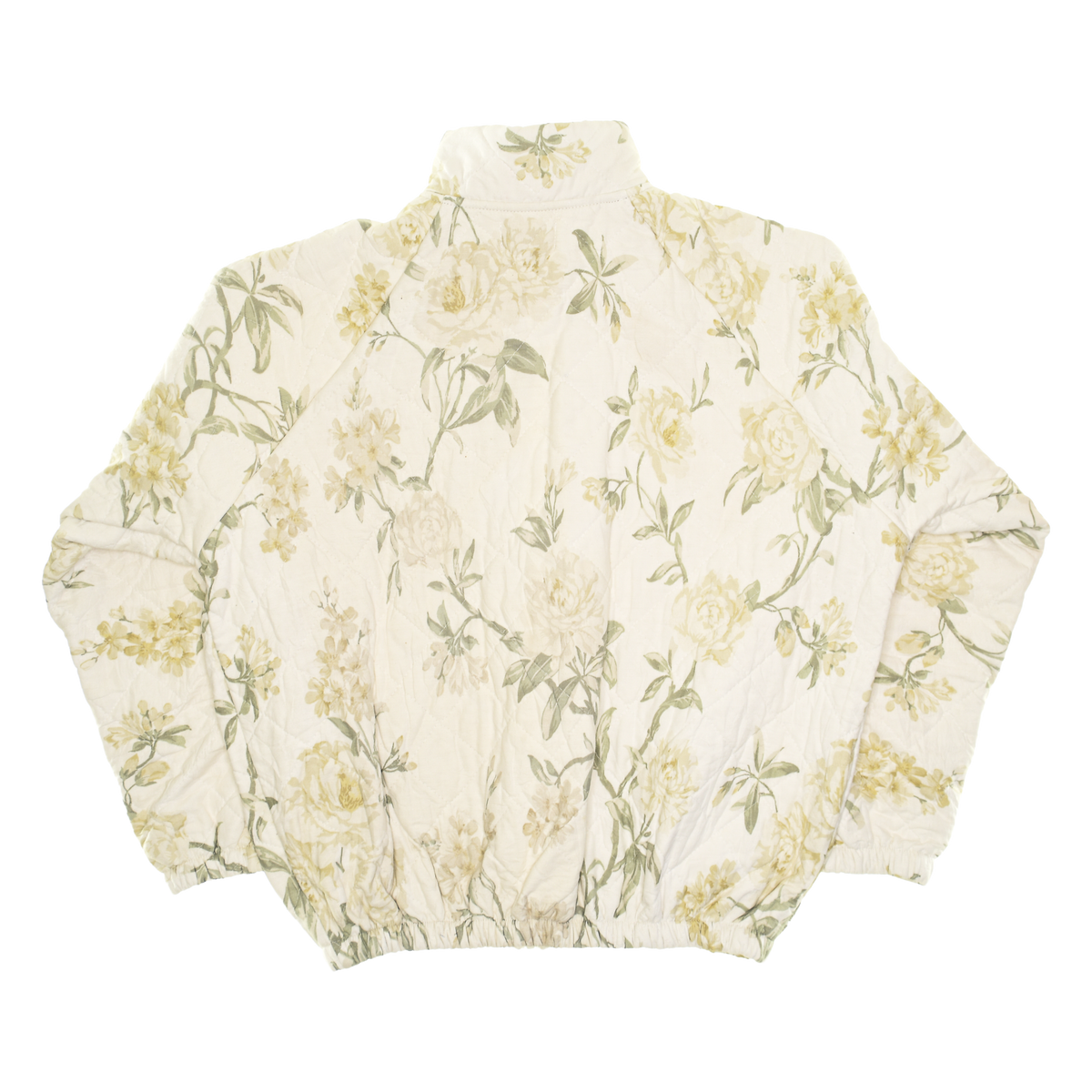 Cream Botanical Classic Quilt Bomber