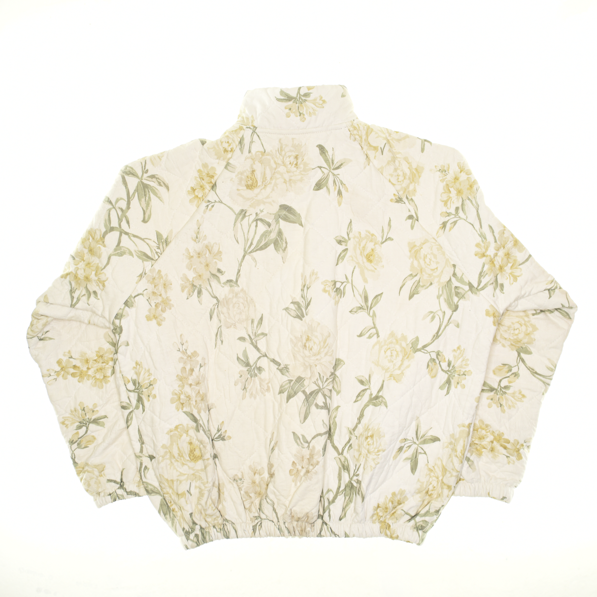 Cream Botanical Classic Quilt Bomber