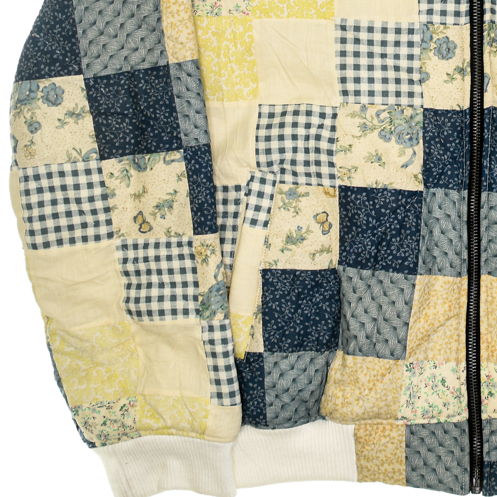 Yellow Patchwork Classic Quilt Bomber