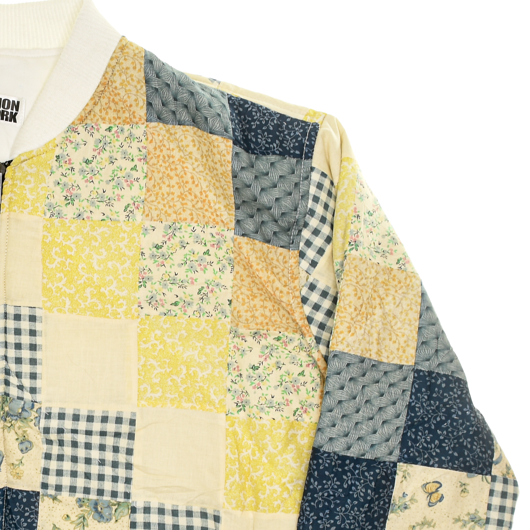 Yellow Patchwork Classic Quilt Bomber