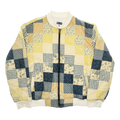 Yellow Patchwork Classic Quilt Bomber
