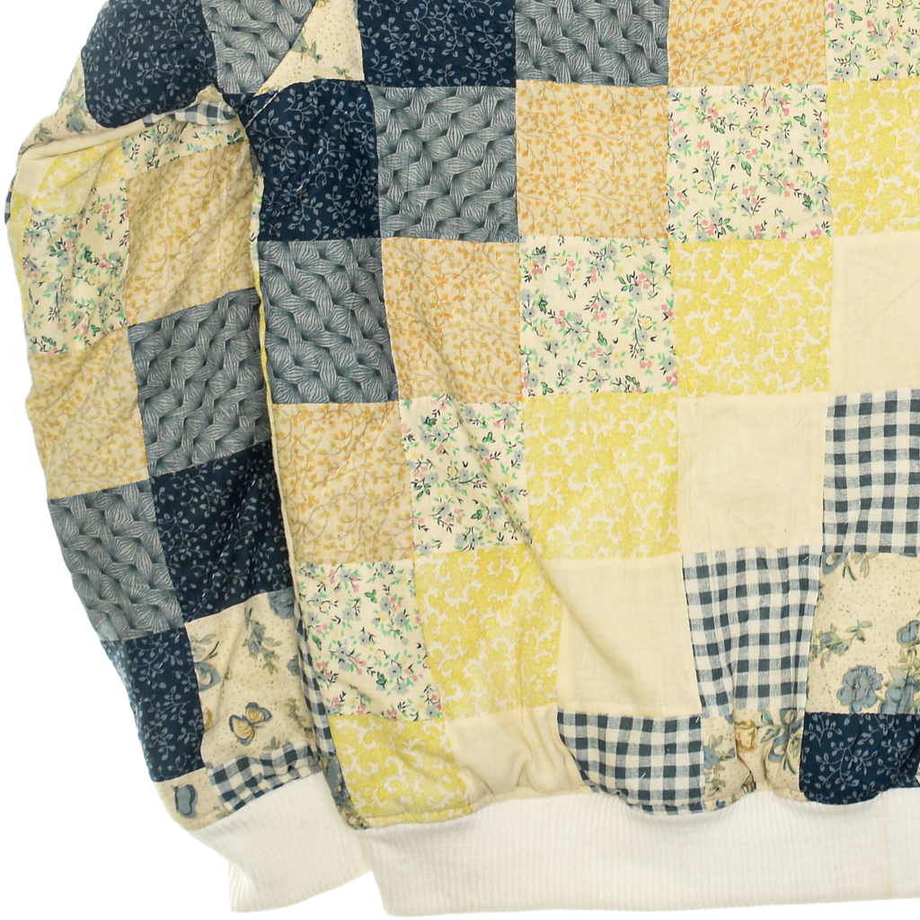 Yellow Patchwork Classic Quilt Bomber