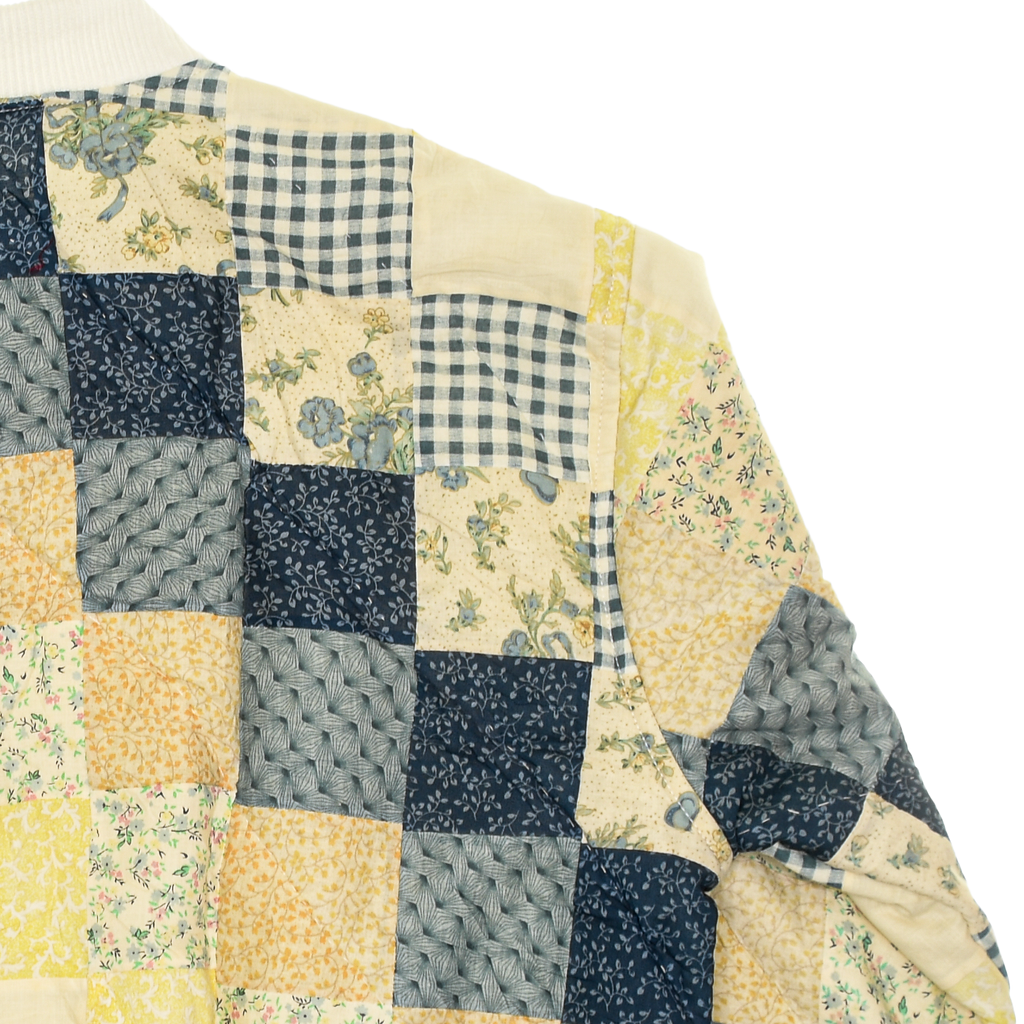 Yellow Patchwork Classic Quilt Bomber