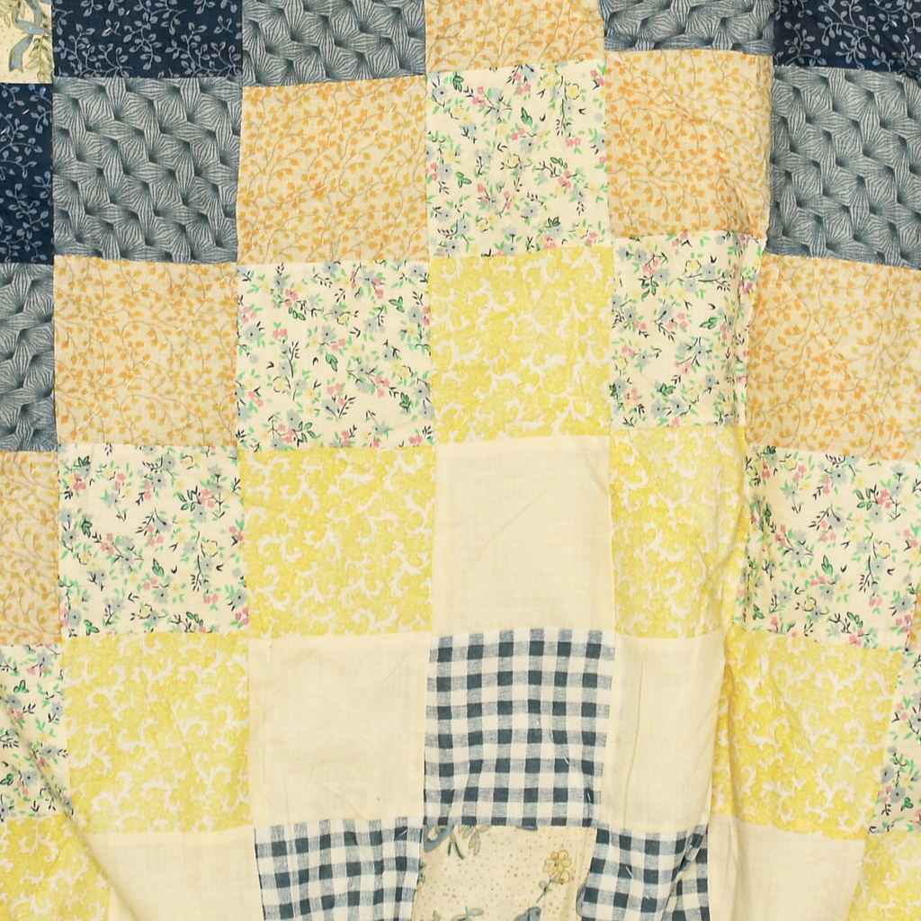 Yellow Patchwork Classic Quilt Bomber