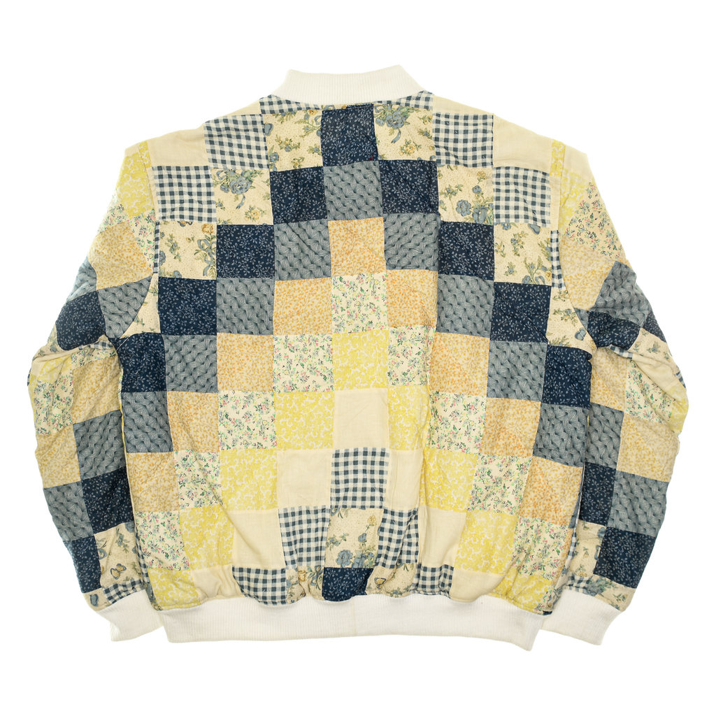 Yellow Patchwork Classic Quilt Bomber