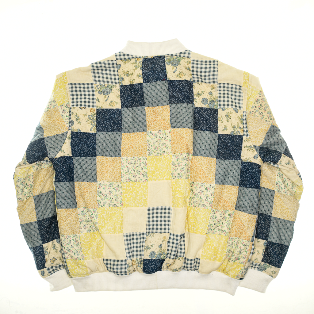 Yellow Patchwork Classic Quilt Bomber