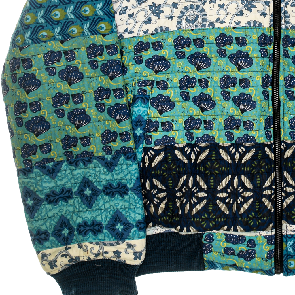 Blues & Greens Classic Quilt Bomber