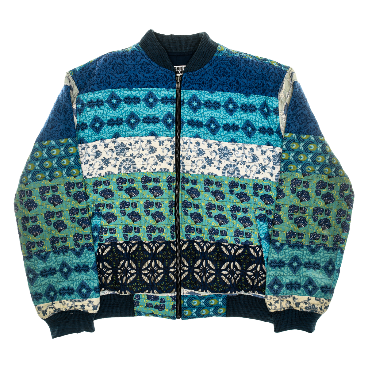Blues & Greens Classic Quilt Bomber