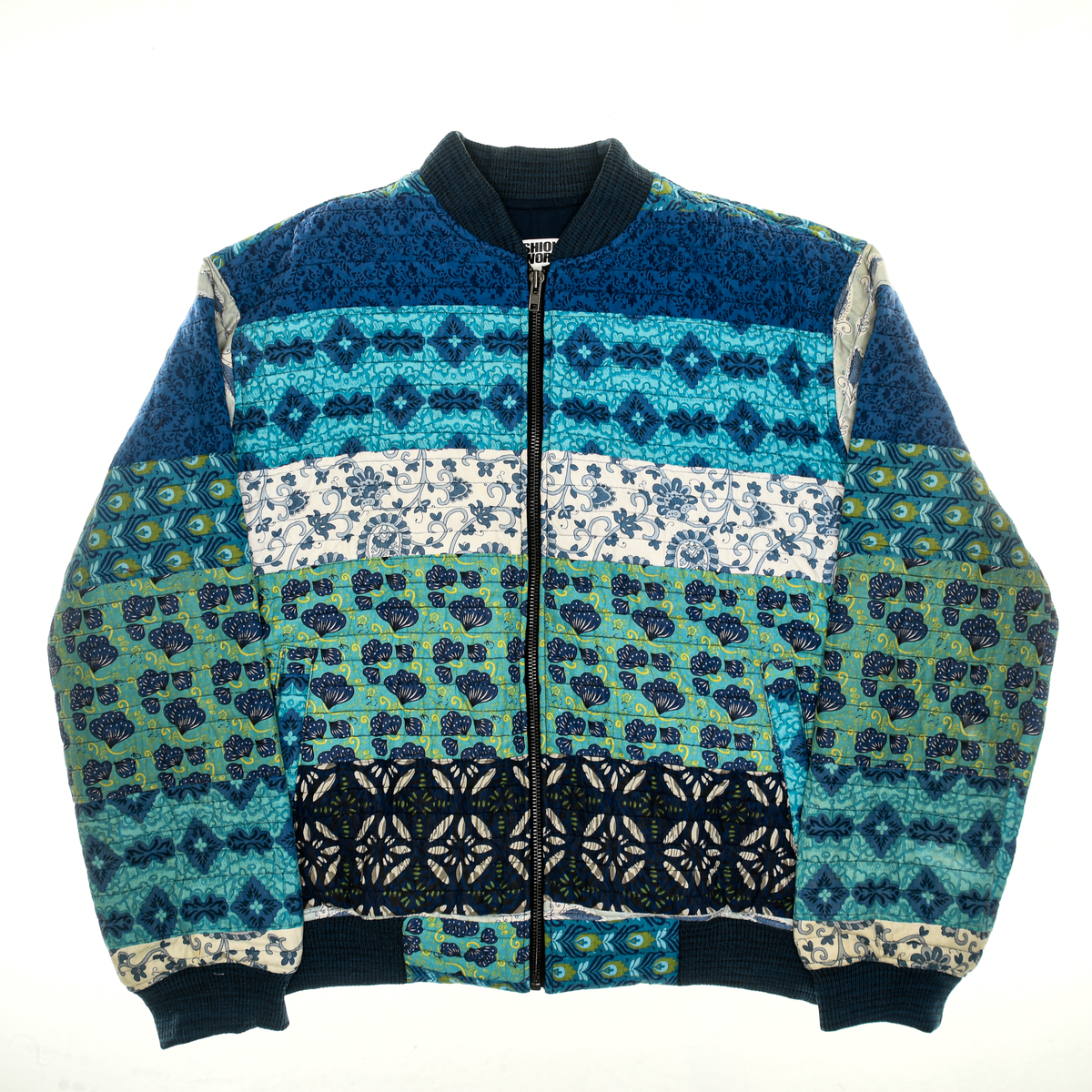 Blues & Greens Classic Quilt Bomber