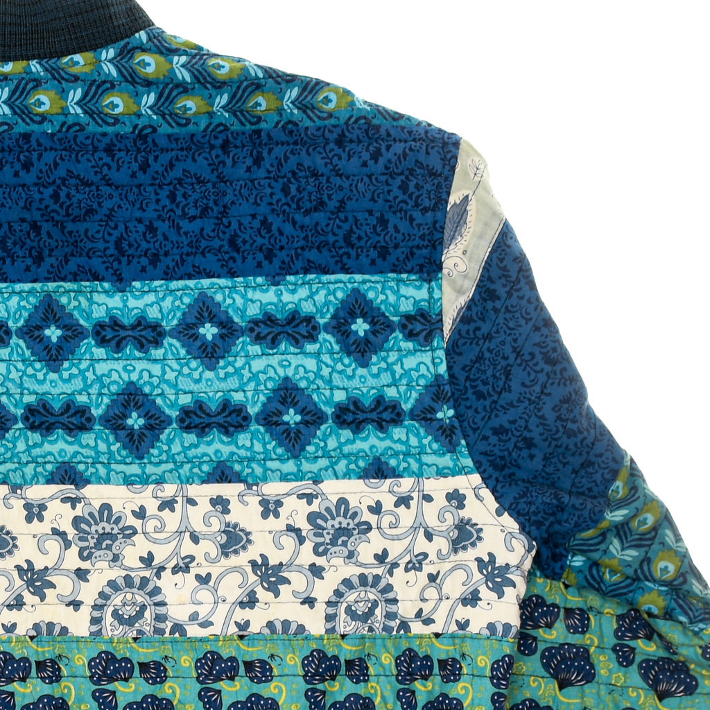 Blues & Greens Classic Quilt Bomber