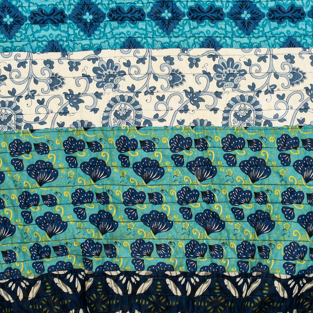 Blues & Greens Classic Quilt Bomber