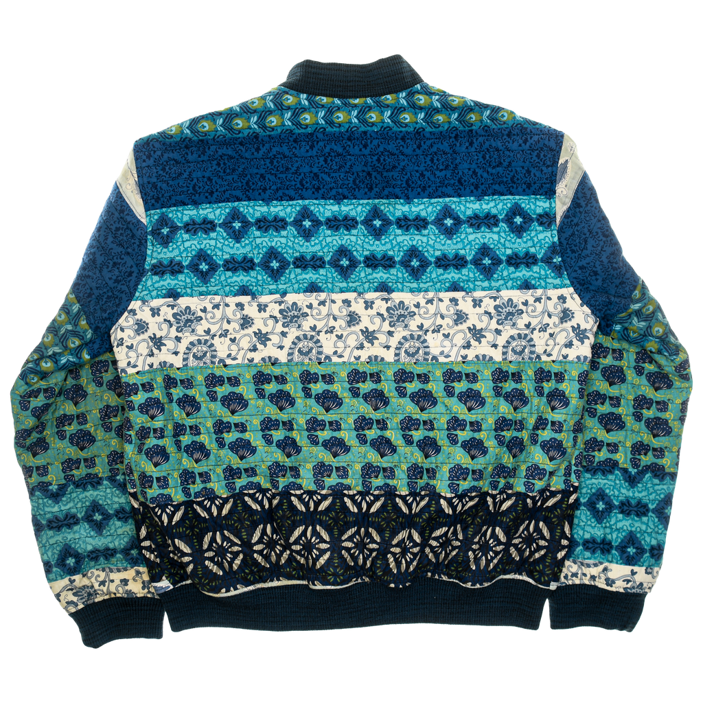 Blues & Greens Classic Quilt Bomber
