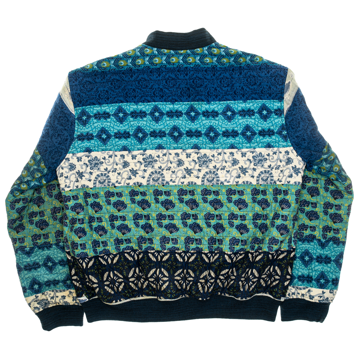 Blues & Greens Classic Quilt Bomber