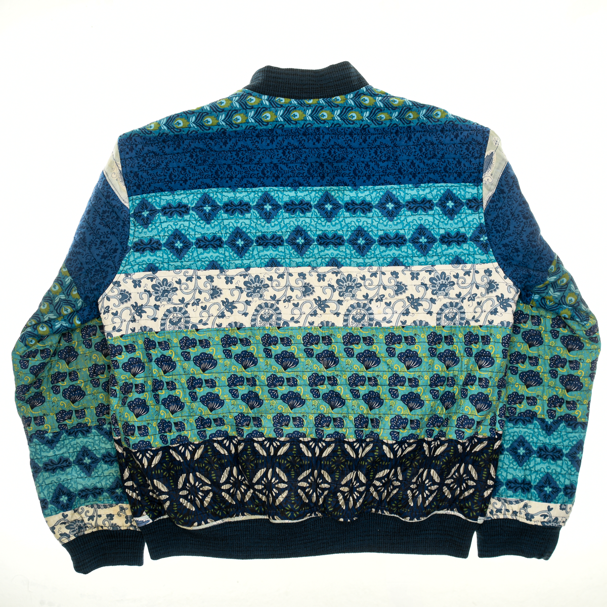 Blues & Greens Classic Quilt Bomber