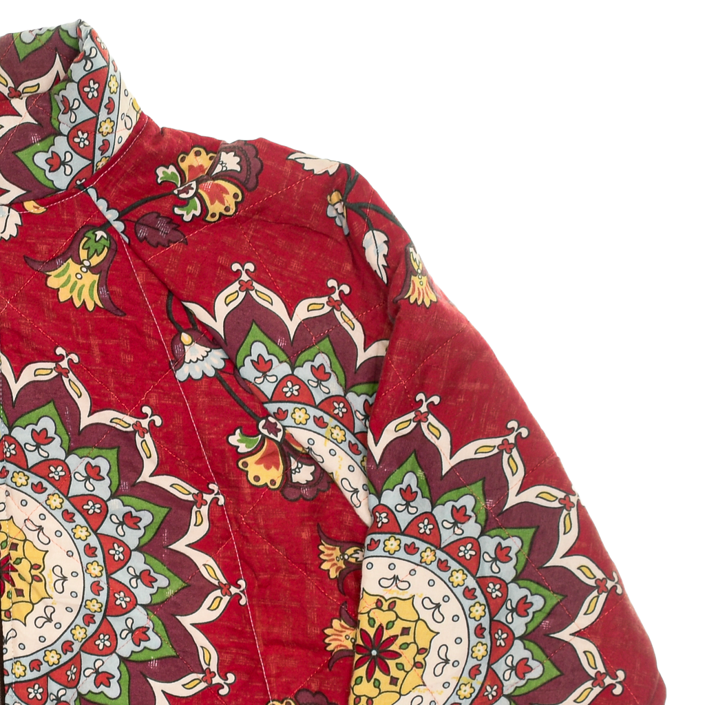 Red Mandala Classic Quilt Bomber