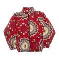 Red Mandala Classic Quilt Bomber