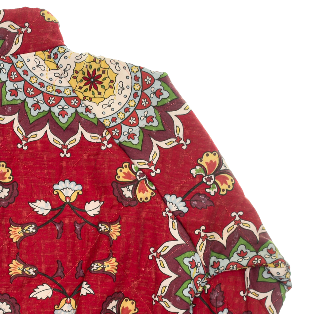 Red Mandala Classic Quilt Bomber