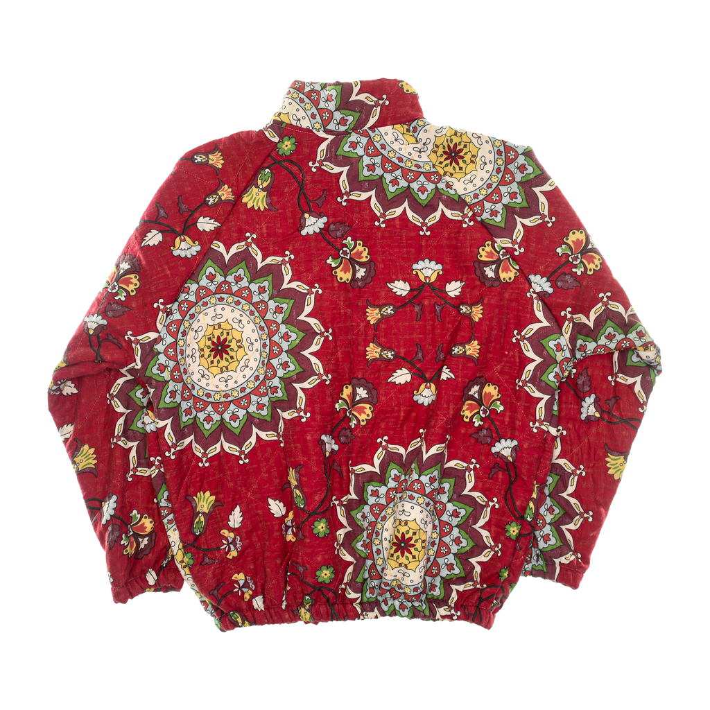 Red Mandala Classic Quilt Bomber