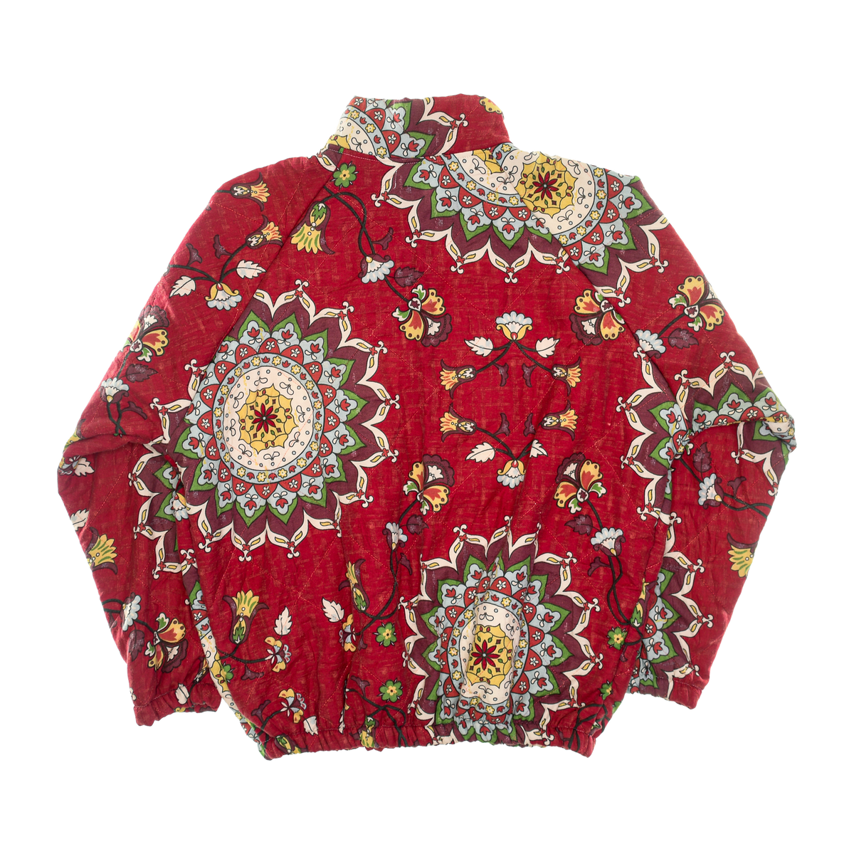 Red Mandala Classic Quilt Bomber