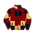 Red, Black, Yellow Block Classic Quilt Bomber
