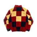 Red and Yellow Patchwork Classic Quilt Bomber