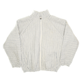 Light Blue Pin Strip Classic Quilt Bomber