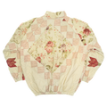 Pink Flowers Classic Quilt Bomber
