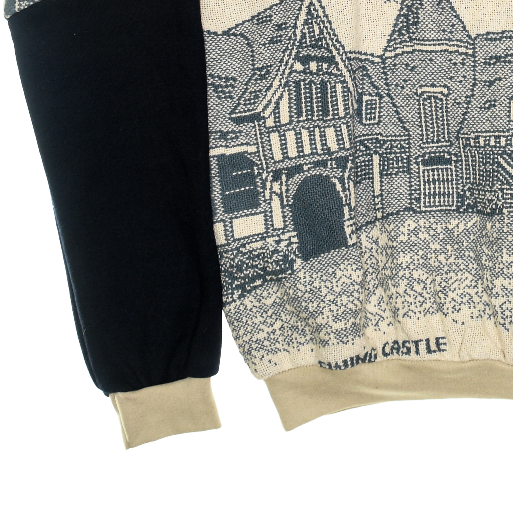 (MEASURE) Victorian Buildings Full Tapestry Panel Pullover