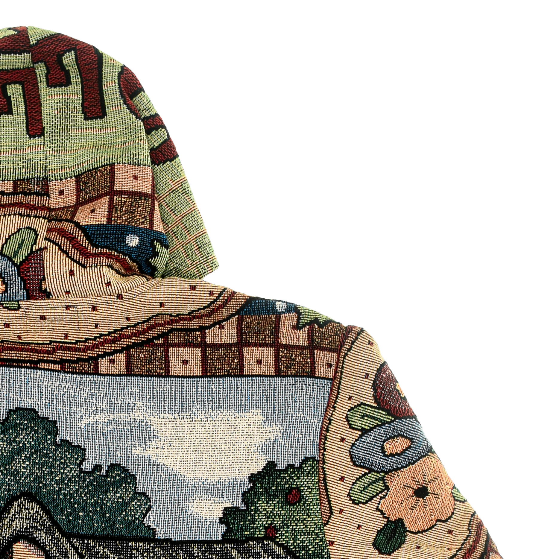 (MEASURE) Cottage Core Double Tapestry Zip Through