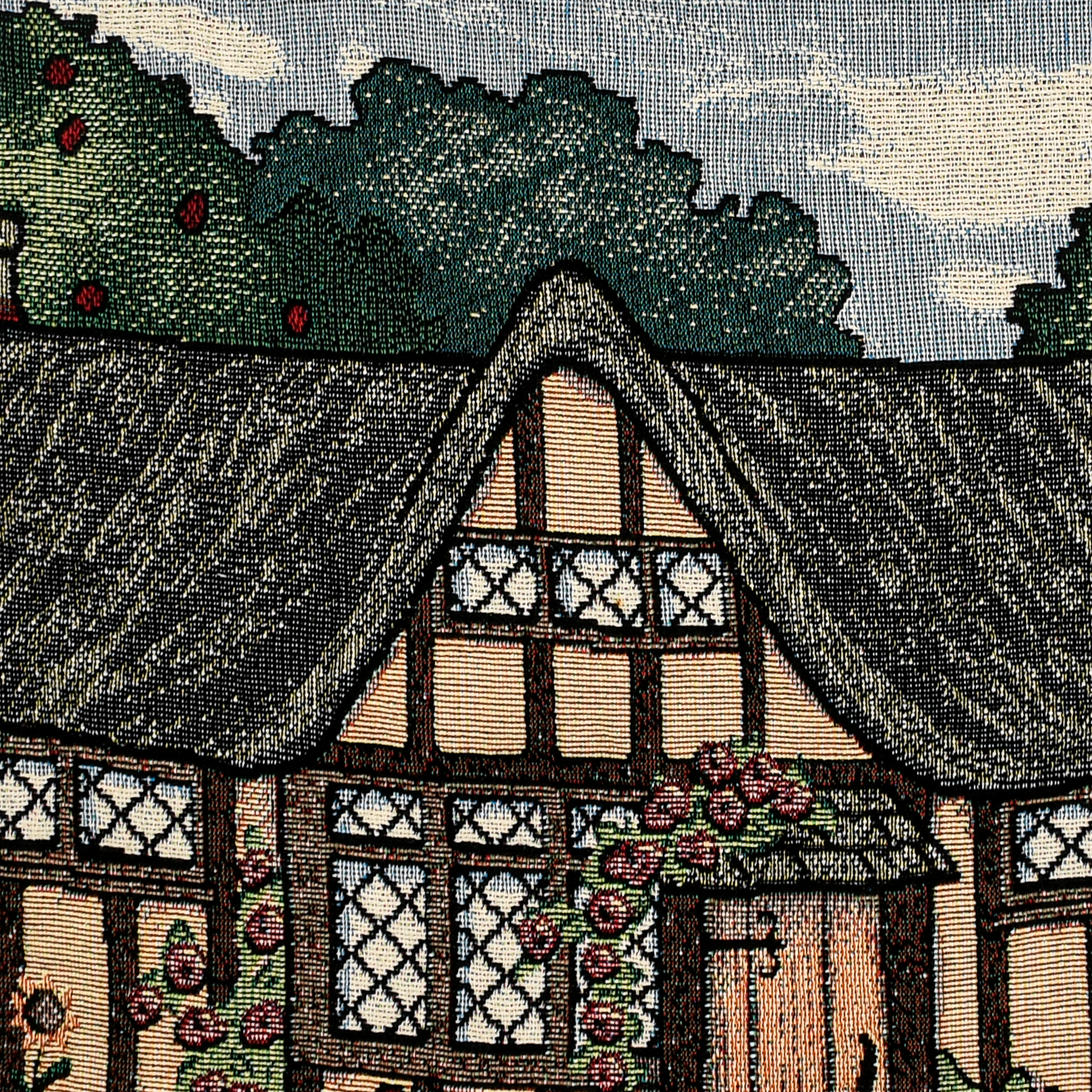 (MEASURE) Cottage Core Double Tapestry Zip Through