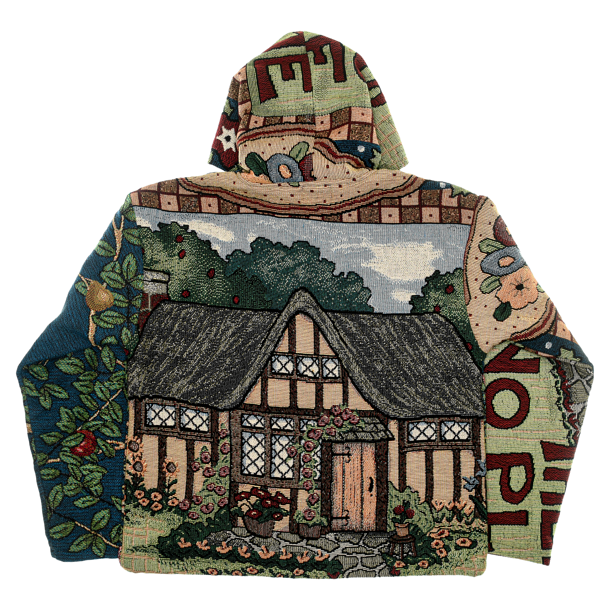 (MEASURE) Cottage Core Double Tapestry Zip Through