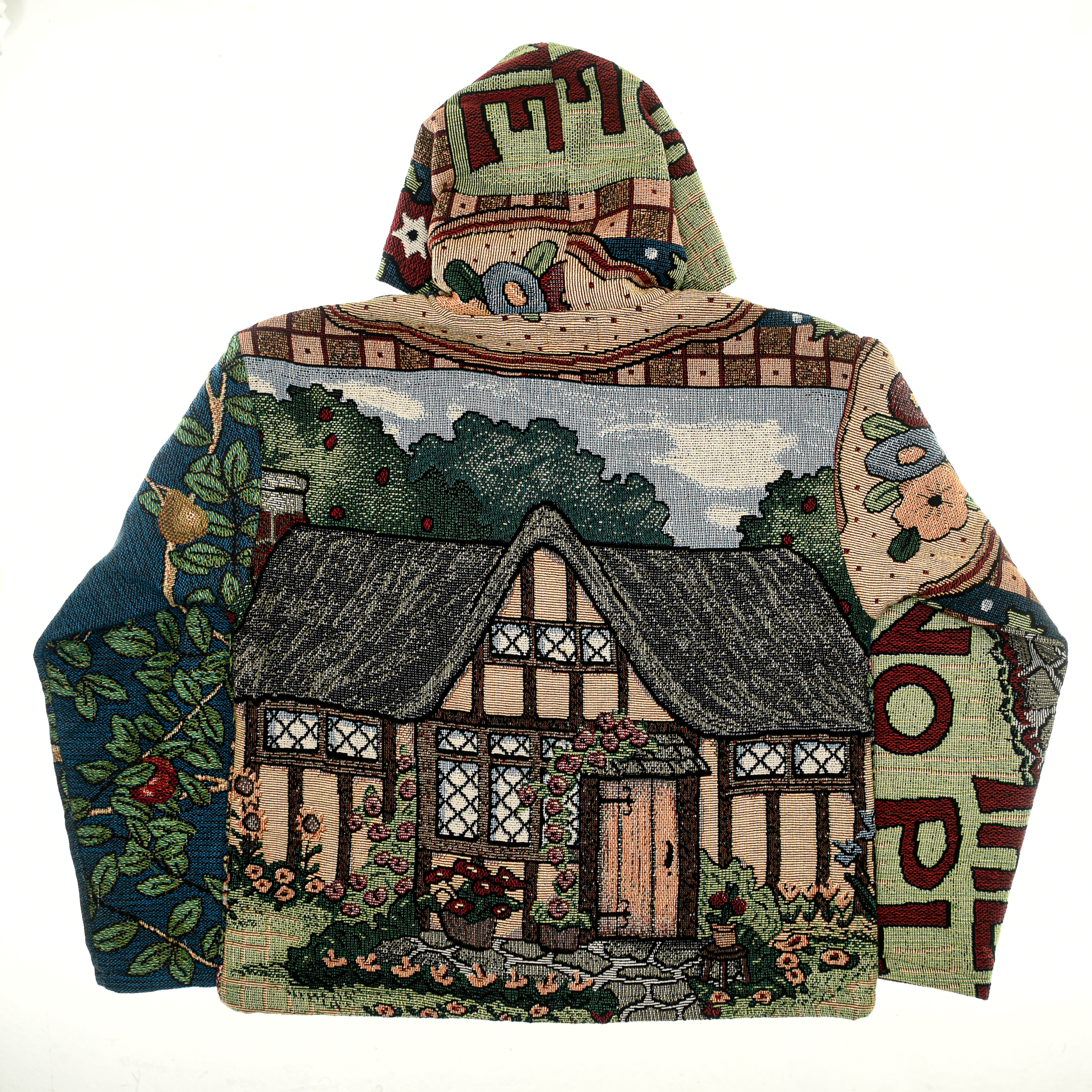 (MEASURE) Cottage Core Double Tapestry Zip Through