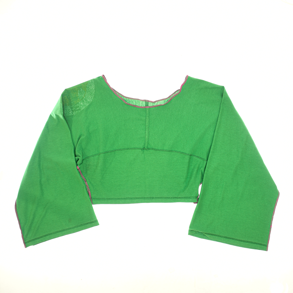 Watermelon Green Reversible Crop Top