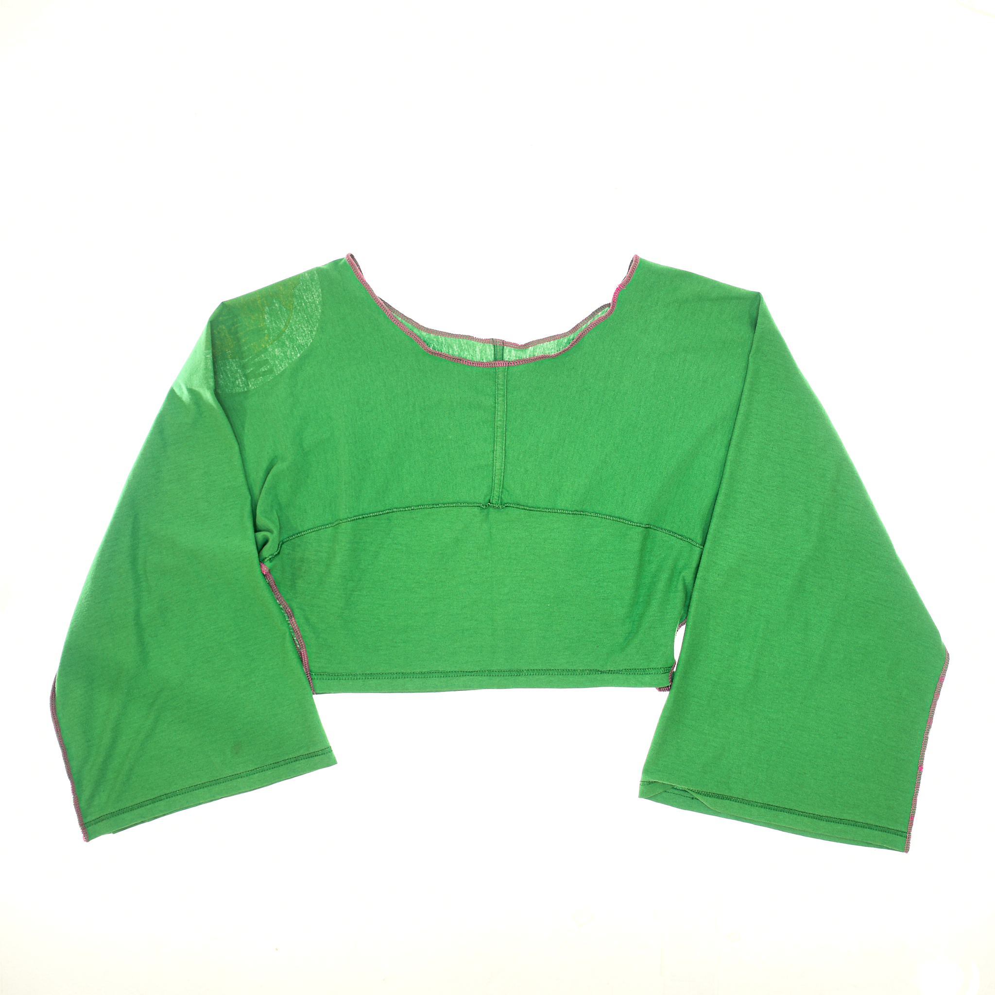 Watermelon Green Reversible Crop Top