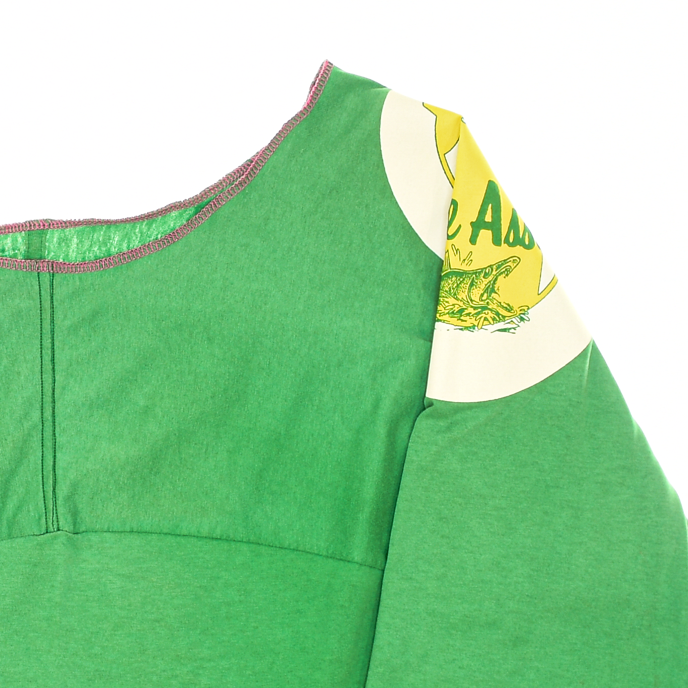 Watermelon Green Reversible Crop Top