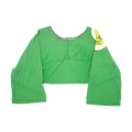 Watermelon Green Reversible Crop Top