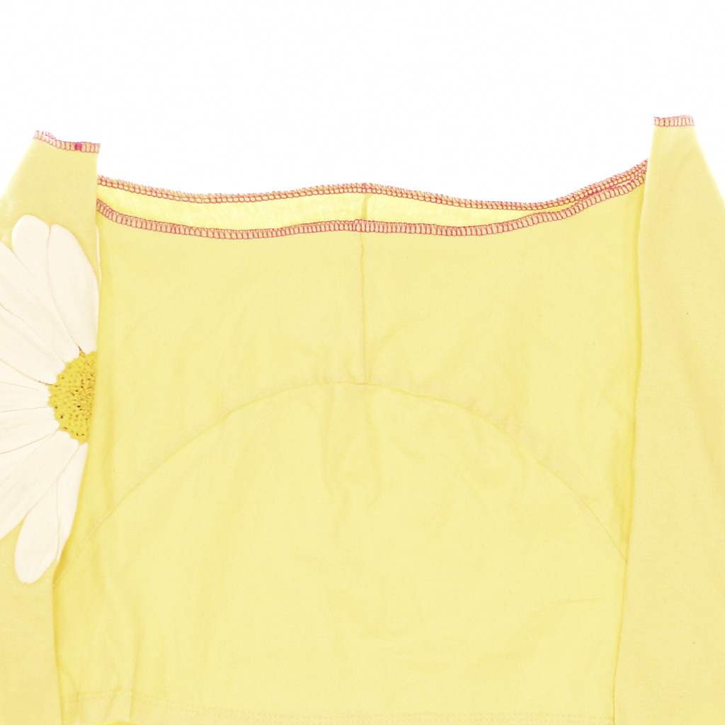 Yellow Daisy Reversible Crop Top