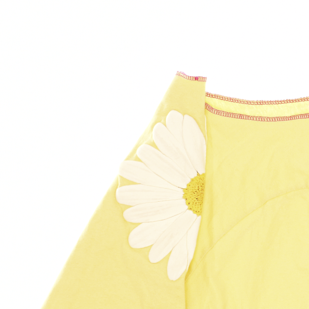 Yellow Daisy Reversible Crop Top
