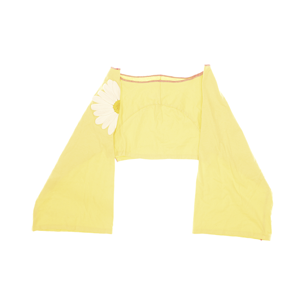Yellow Daisy Reversible Crop Top