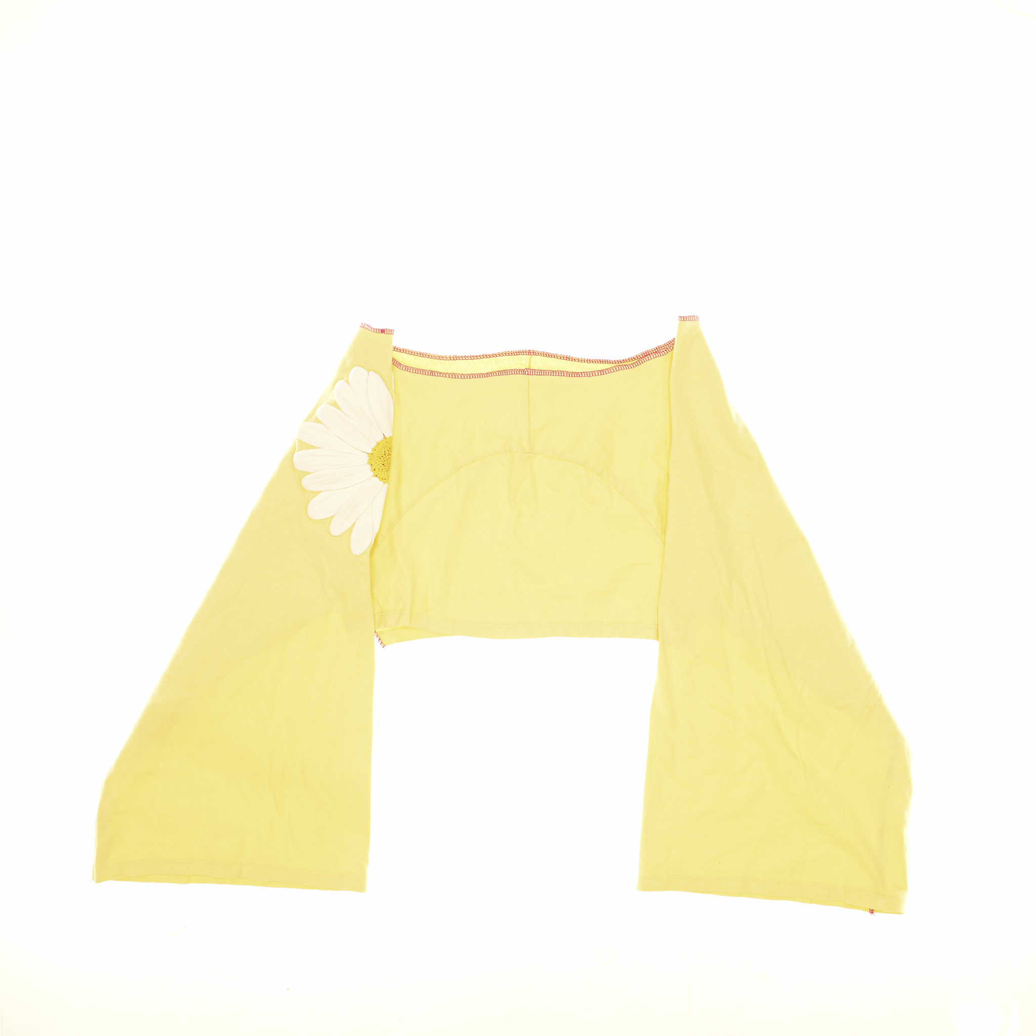 Yellow Daisy Reversible Crop Top