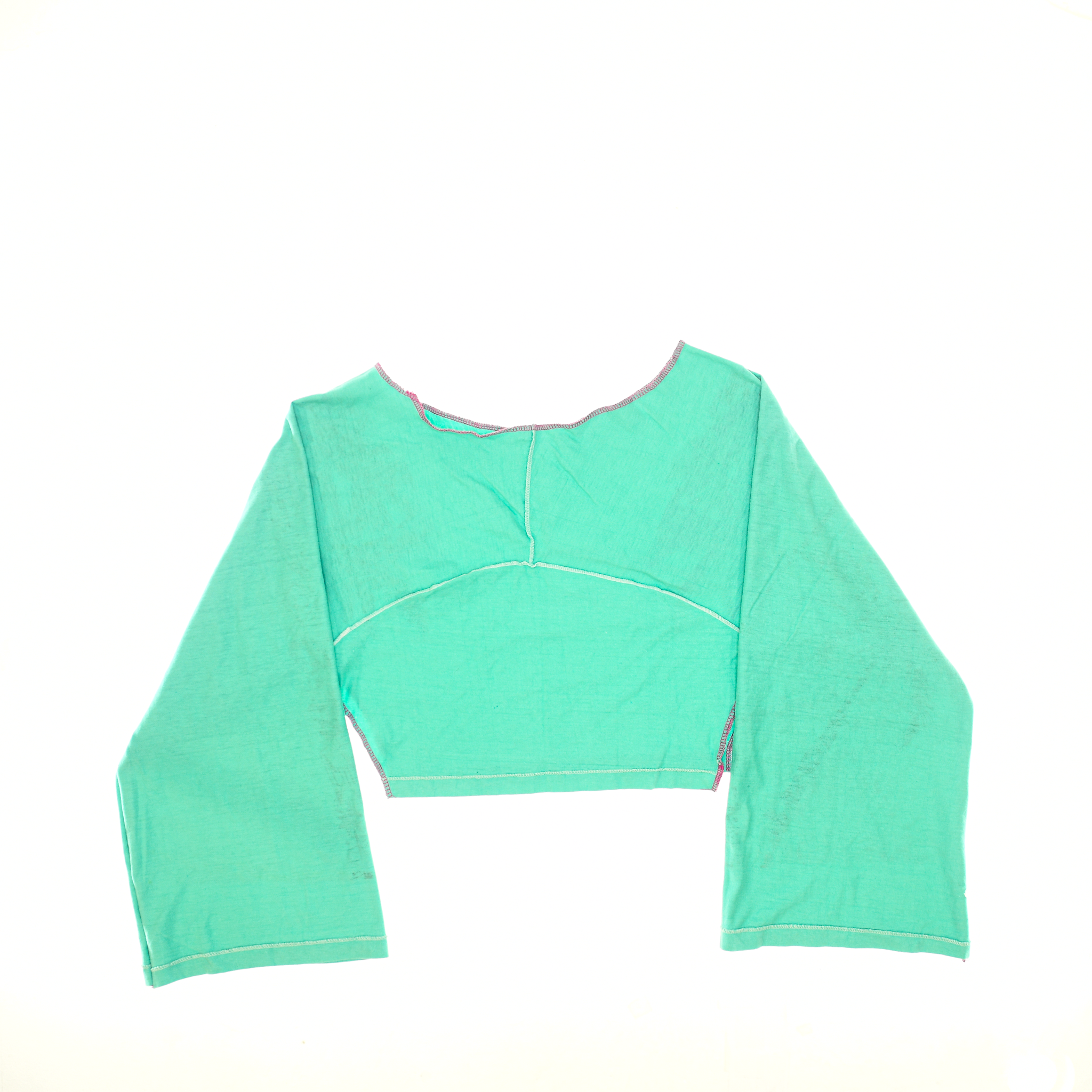 Bright Tropical Reversible Crop Top