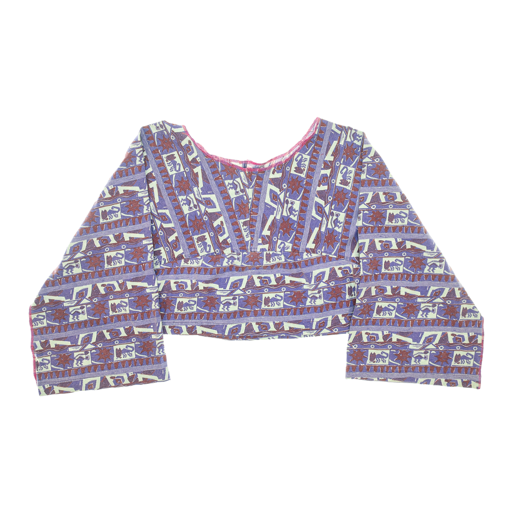 Southwest Print Reversible Crop Top