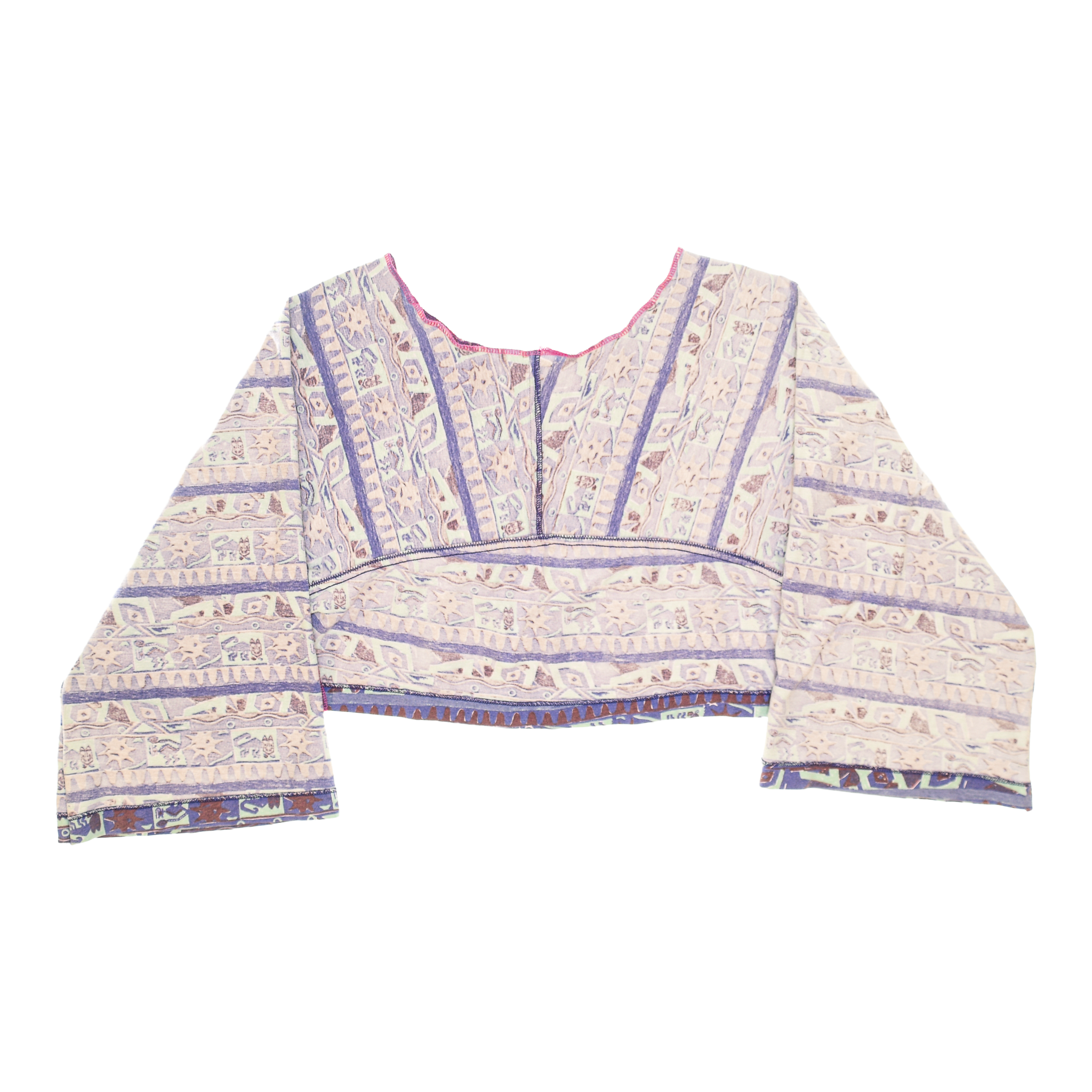 Southwest Print Reversible Crop Top