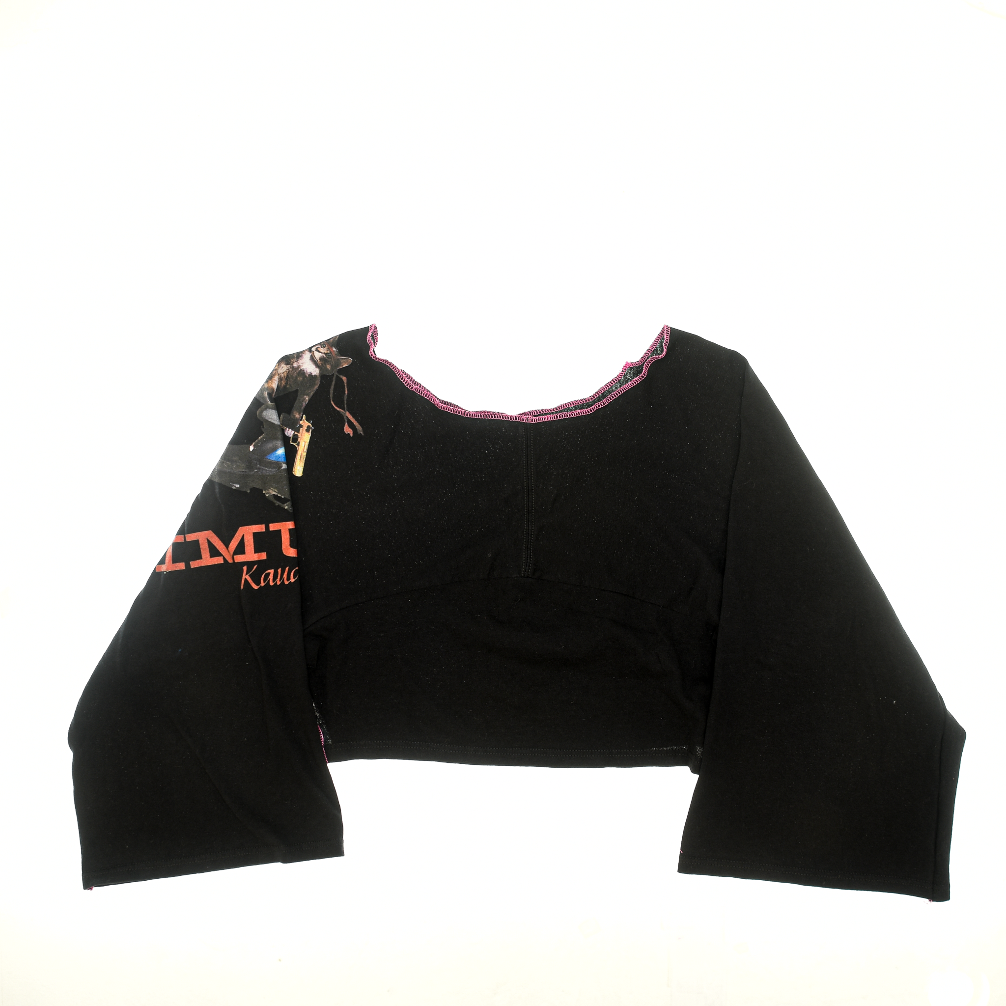 Funny Hawaii Cat Reversible Crop Top