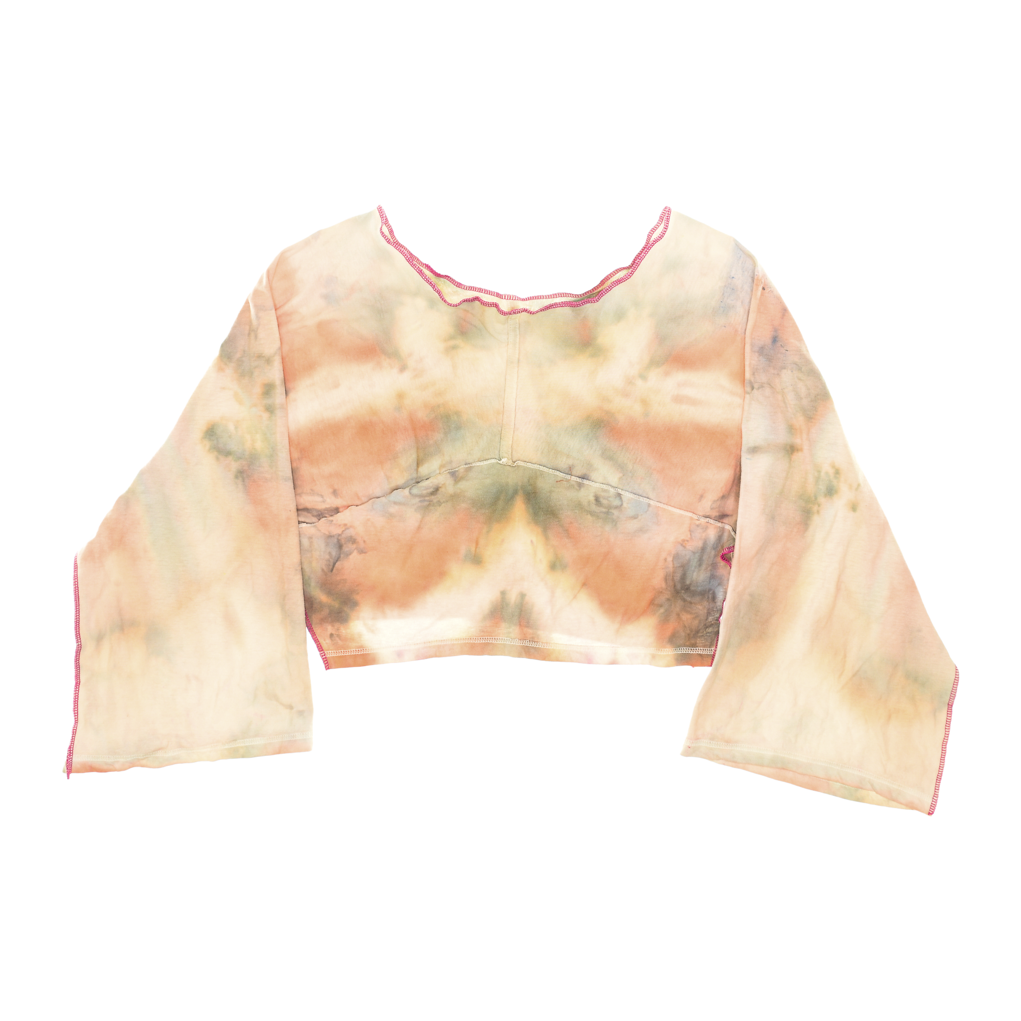 Puppy Dog Ice Dye Reversible Crop Top